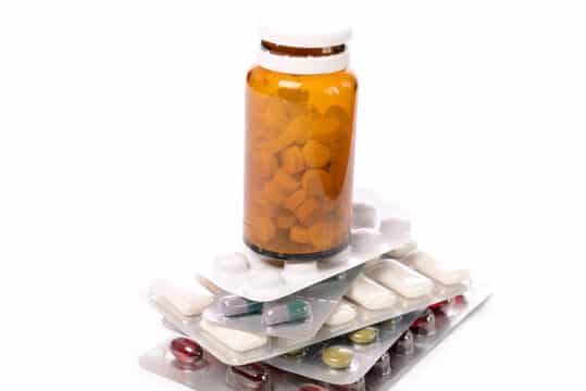 Plastik Verpackung bietet Produktschutz bei Medikamenten und Medizin