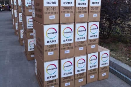 Covestro Spenden Pakete