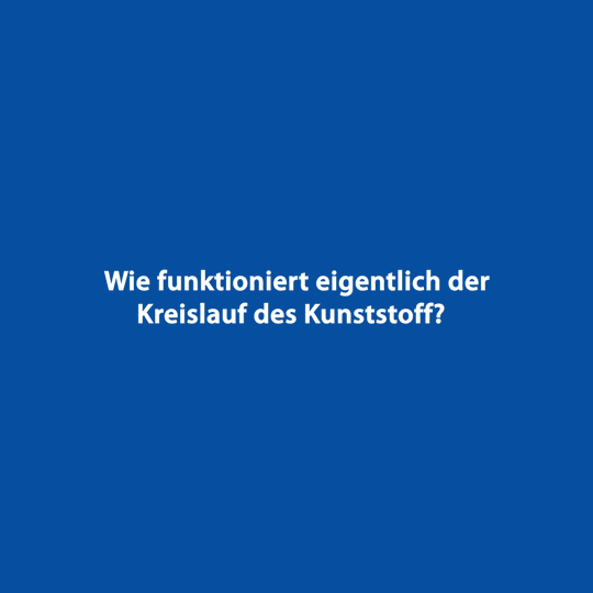Kreislauf Von Kunststoff Recycling