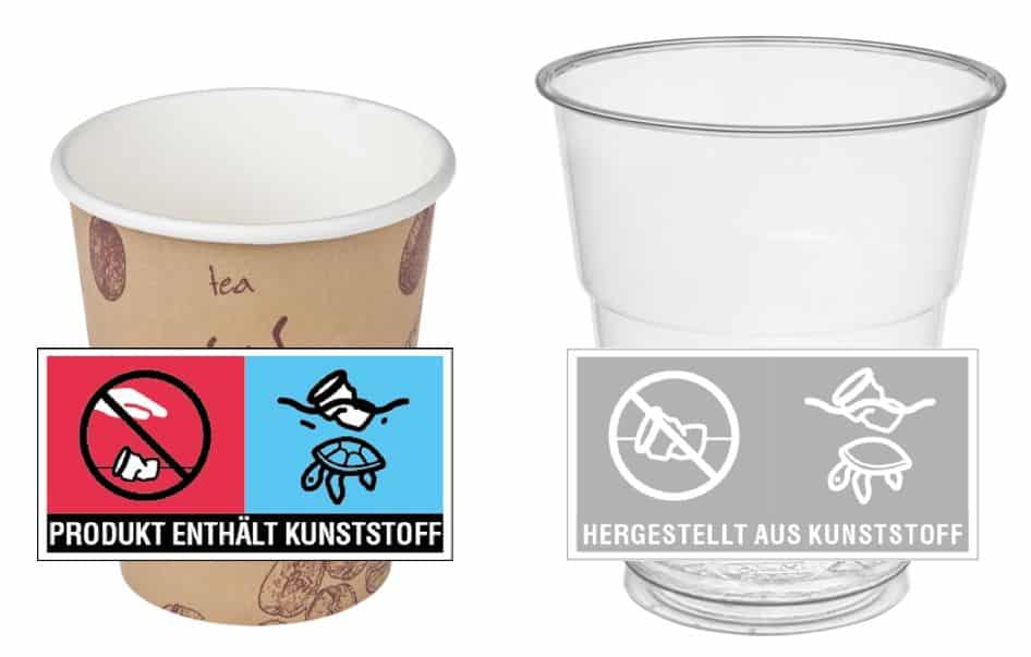 Pressebild Kennzeichnung Einwegbecher