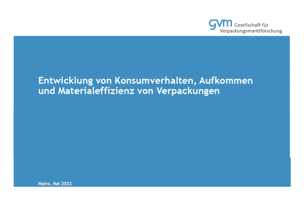 1,7 Millionen Tonnen mehr Verpackung durch steigenden Konsum