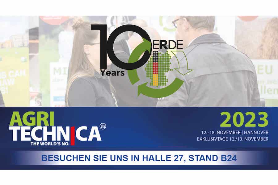 Initiative ERDE feiert 10-jähriges Jubiläum auf der Agritechnica